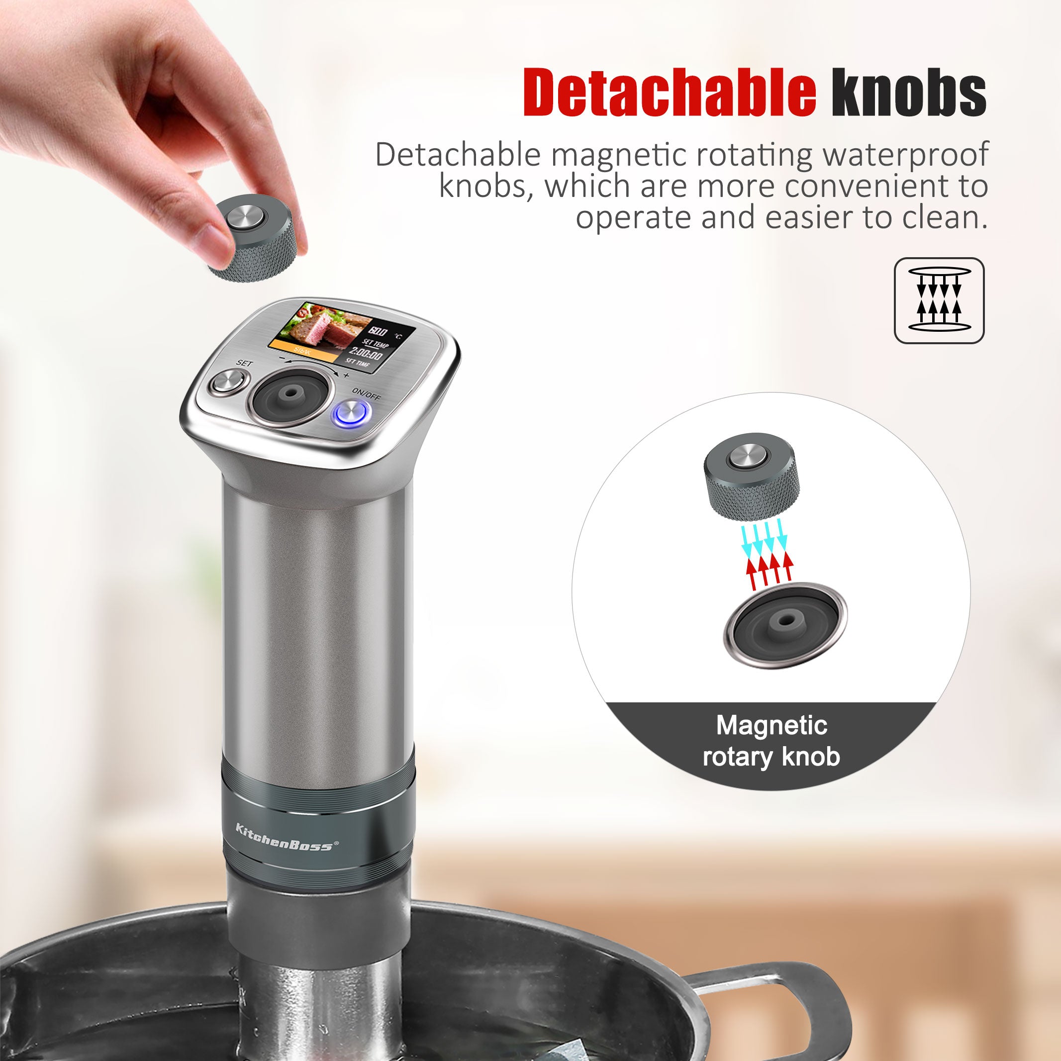 Sous vide cooker G320 knob